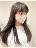 無造作くしゃ可愛い前髪パーマ