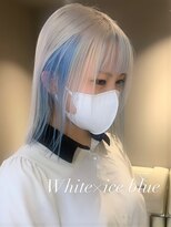 ベレーザ 渋谷(BELEZA)&nbsp;ba1167インナーカラーAラインボブロブヘアニュアンスカラー