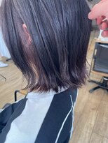 インナーカラー☆ベージュパープル