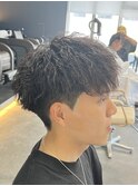 ツイストスパイラルパーマツイストパーマメンズマッシュパーマ