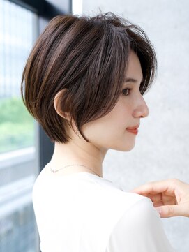 エインアンリー 表参道(AIN.ANLY.) 前髪なし大人ショートボブ20代30代40代【AIN.表参道】川原大地