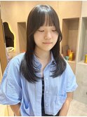 □ 韓国大宮顔周り髪質改善レイヤーカット前髪カットくびれ