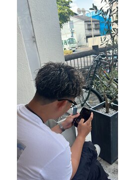 タイドヘア 茨木店(TIDE HAIR) WhiteHighlight×twistspiral