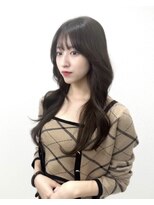 ワン バイ ジエクト(One by The Ect)&nbsp;【レイヤーロング】ヘルシーベージュ黒髪アッシュカラー