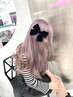 【HANNA指名限定】ケアブリーチ使用Wカラー＋髪質改善トリートメント
