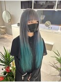 シルバーグレー×ターコイズ【ior北千住】