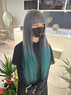 イオール 北千住(ior) シルバーグレー×ターコイズ【ior北千住】