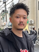 アイズ 海老名(AIZU) スパイキーショート メンズカット 癖毛ショート メンズサロン