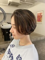 アンドビューティフル 恵比寿(andbeautiful)&nbsp;コンパクトなショートボブで小顔に！