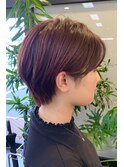 ショートスタイル/イルミナカラー/暖色
