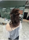 ヘアアレンジ/ハーフアップ/Y2K/ヘアセット/＊42