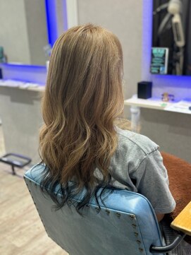 ヘアーディア(Hair...DiA) ミルクティー×裾カラー