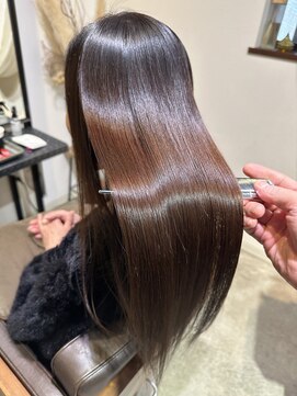 ワ ヘアー(wa-hair) 縮毛矯正メンテ メテオカラー wa-hair式髪質改善30代40代50代