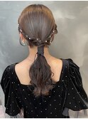 ローポニー　お呼ばれアレンジ