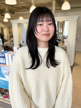 オブジェ シエル(obje't ciel) 【obje’t ciel】顔まわりレイヤー×ナチュラル【暮石　唯】