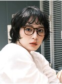 パーマ　小顔　レイヤー　　　艶