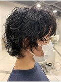 ワイドバング/ショートパーマ[新潟駅/万代］
