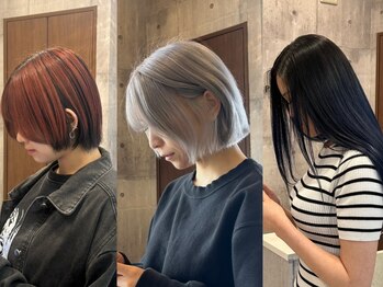 プロダクションズ 宇都宮(PRODUCTIONS)の写真/独自の配合で希望のカラーを叶えてくれる≪PRODUCTIONS≫◇デザインを楽しみつつダメージも最小限に◇
