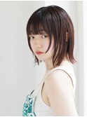 【中野葵穂】外はねボブ 顔まわりレイヤー 髪質改善カラー