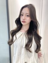 リリー(Lilley)&nbsp;マロンベージュ×小顔レイヤー×韓国風巻き×髪質改善