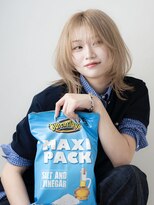 ソース 枚方(SOURCE) 艶髪ハイトーン♪韓国風レイヤー×外ハネボブ