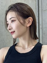 サンクマーケット 渋谷(cinq MARKET) 渋谷ダブルカラーミルクティーベージュヘーゼルベージュカラー