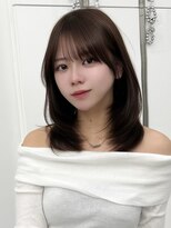 アマトウキョウスマートサロン(AMA TOKYO×Smart Salon)&nbsp;くびれレイヤー/顔まわりカット/レイヤーカット/小顔ヘア