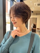 ジアン バイ ミルボン 西宮ガーデンズプラス(GIEN by milbon)&nbsp;ショートパーマ/パーマショート/ニュアンスパーマ/大人ショート