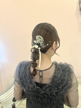 シュガー ヘアアンドネイル 仙台(SUGAR) ミディアムスタイルでも！編みおろし