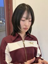 ルッツ(Lutz. hair design)&nbsp;2/24 ミディアム フェイスレイヤー オリーブ【千代田彩夏】