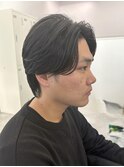 MEN’S/リバースセンターパート/ニュアンスパーマ/藤沢美容院