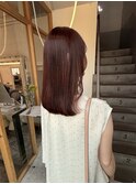 【髪質改善】レッドブラウン