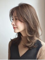 ハーツ 青山表参道店(Heart's) 白髪ぼかし脱白髪染め似合わせレイヤーカット40代50代60代