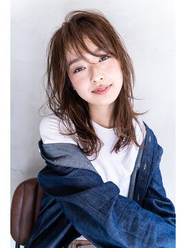 レニーバイエース(LANY by ACE) 【LANY 横浜】レイヤーウルフ×透けブラウン