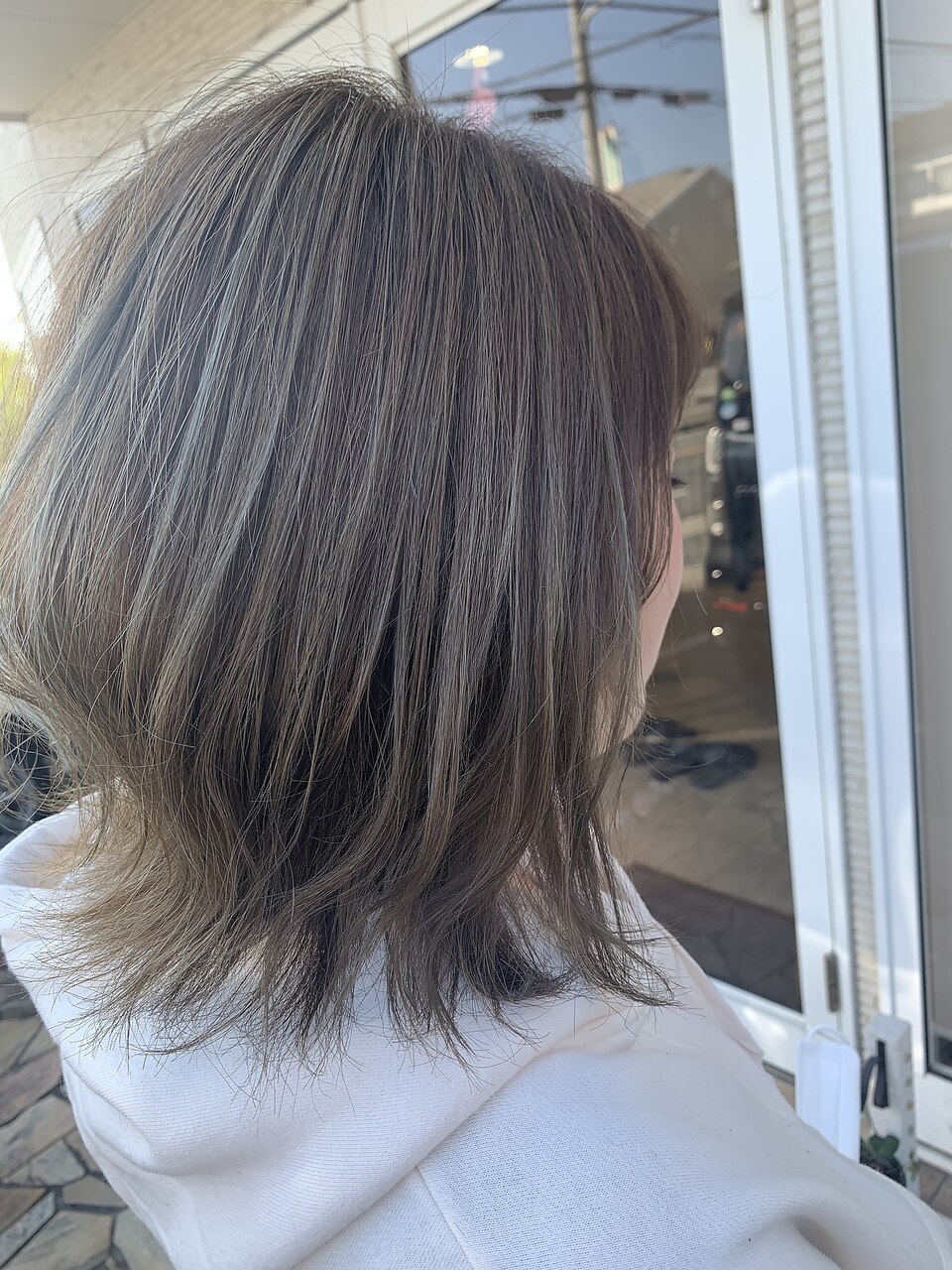 ミルクティーページ ミルクティーベージュ裾カラーデザイン｜ヘアカタログ｜アリミノヘア