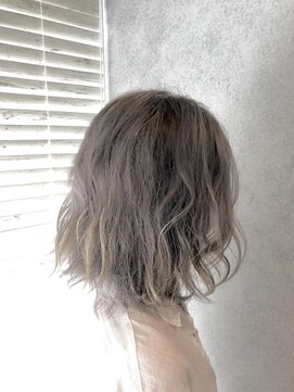 ヘアサロンエム 川越(HAIR SALON M) デザインカラー/厚めバング/ローライト/スリークボブ