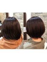 ジェムヘアー(J'aimeHair) ハイブリッド縮毛矯正・ナチュラルショートボブ