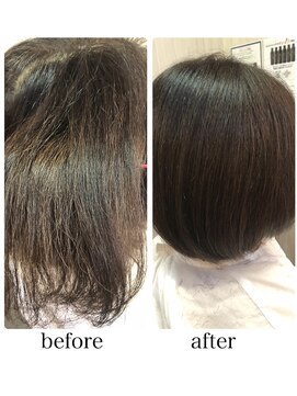 ナチュラルエフ(natural f) 髪質改善 美髮チャージトリートメント＋カット