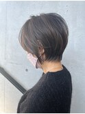 40代50代 丸みくびれショートボブ