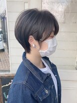 アミュレ(Amule)&nbsp;大人可愛い似合わせ前髪ありくびれショートボブ40代梅ヶ丘美容室