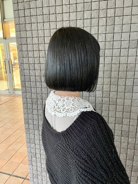 ベルプロッドバイアルター 千葉(bel. prod by aL-ter) グレージュカラー/シルキーベージュ/斜めバング[千葉駅]