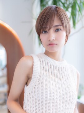 イルハバナ 渋谷(ill HAVANA) 20代30代大人かわいい/斜めバング/シルキーベージュ/小顔/前髪