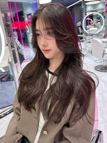 レディアル 渋谷(REDEAL)&nbsp;ワンホンヘア/韓国ヘア/ウルフ/前髪[レイヤーカット/渋谷]
