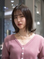 ビュートリアム 梅田(BEAUTRIUM)&nbsp;ミディアム/レイヤーカット/顔周り/外ハネロブ/茶屋町/梅田