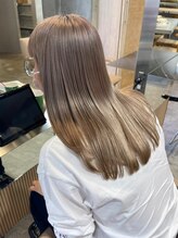 リムレスバイサンク 万代 新潟駅(LIMLESS by cinq) 《*滑らかな色味*》中明度のミルクティーベージュが人気＊