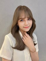 シー(See.)&nbsp;韓国ヘアレイヤーカット顔周りカットブリーチなしダブルカラーA