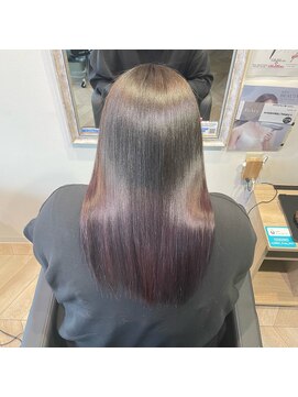 フィーリー ヘア デザイン 太田店(feAry) ノーブリーチ赤味抹殺＋裾カラー