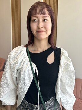 ロジェブルー(Rosier Bleu) 【ダブルカラー】暖色カラー！透け感ピンク