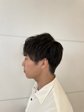 ヘアメイクアン(Hair Make Une) パーマ無しなみ巻きマッシュ