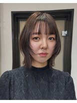 ルアナ 梅田店(Luana)&nbsp;【 MIRAI 】オリーブベージュ × エアリーウルフ